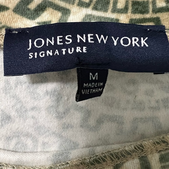 JONES NEW YORK Soft Knit Tee SZ M - Picture 2 of 10